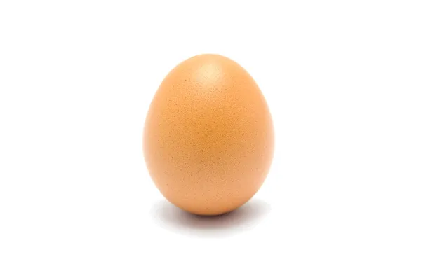 关门的孤立一个鸡蛋 — 图库照片