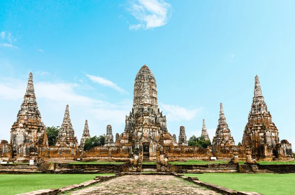 Tempio di Chaiwatthanaram ad Ayutthaya in Thailandia — Foto Stock