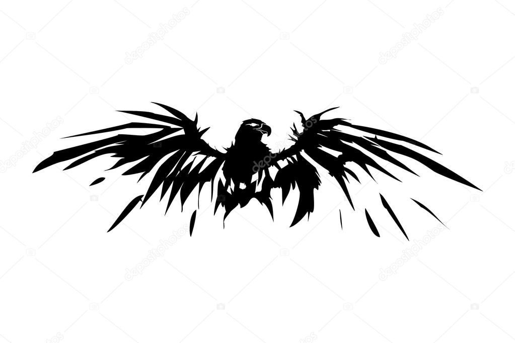 Ghostly eagle lowering morale