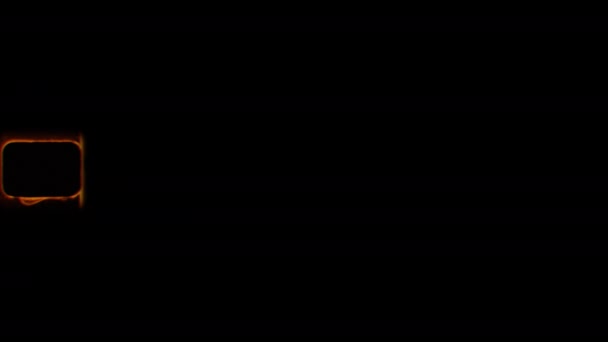 Текстура пленки Super 8. Перфорация звездочного отверстия. Для ретро-винтажных эффектов. Эффект старой пленки. Старая пленка — стоковое видео