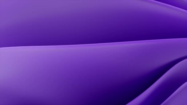 Sehr peri - trendige Pastellfarbe des Jahres 2022. Abstrakte, wellige violette Verlaufsformen, die sich in einer nahtlosen Schleife bewegen. Glattes hypnotisches Muster. Business Video Unternehmenspräsentation Hintergrund kopieren Raum. — Stockvideo