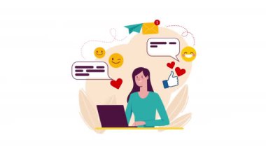 Kız Sohbeti Basit Düz Hareket Grafiği.