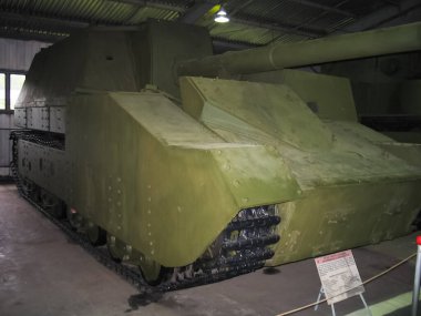 Kubinka, Rusya - 12 Haziran 2011: Zırhlı araç açık havada ve Hangarlar Kubinka Moskova yakınlarındaki Müzesi.