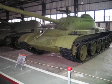 Kubinka, Rusya - 12 Haziran 2011: Zırhlı araç açık havada ve Hangarlar Kubinka Moskova yakınlarındaki Müzesi.