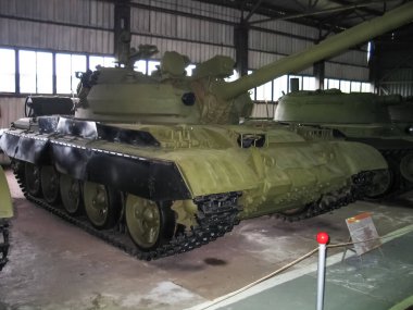 Kubinka, Rusya - 12 Haziran 2011: Zırhlı araç açık havada ve Hangarlar Kubinka Moskova yakınlarındaki Müzesi.