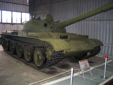 Kubinka, Rusya - 12 Haziran 2011: Zırhlı araç açık havada ve Hangarlar Kubinka Moskova yakınlarındaki Müzesi.