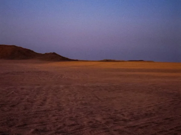 Deserto Egípcio Início Açúcar Deserto Egito — Fotografia de Stock