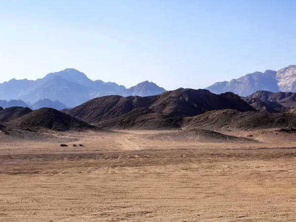 Egyptische Woestijn Het Begin Van Woestijn Suiker Egypte — Stockfoto