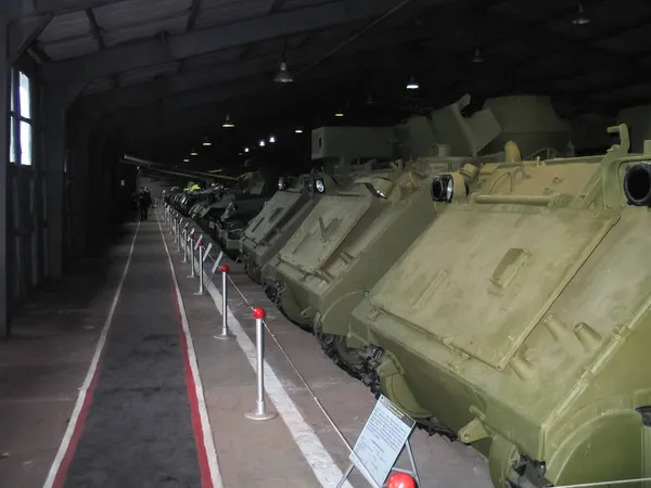 Kubinka Russia June 2011 Museum Armored Vehicles Open Sky Sheds — Stock Photo, Image