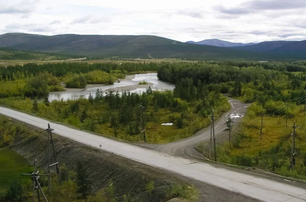 City Bilibino Chukotka Russia Northern Russian City Far East North — Stock Photo, Image