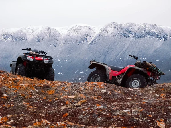 Νήσο Ρωσία Ιουνίου 2014 Atvs Στη Chukotka Μεταφορών Για Τους — Φωτογραφία Αρχείου