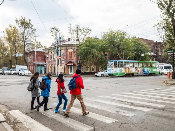 Irkoutsk Russie Août 2016 Les Sites Touristiques Irkoutsk Les Rues — Photo