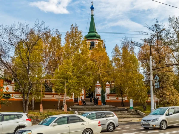 Irkutsk Russland August 2016 Die Sehenswürdigkeiten Von Irkutsk Straßen Und — Stockfoto