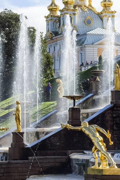 Petergof Petersburg Rusko Června 2017 Architektura Petergofu Meziměstská Obec Jako — Stock fotografie