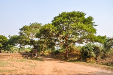 Myanmar 'da binlerce pagoda vadisi var. Tapınakları ve tapınakları olan eski bir dini Pagan şehri..
