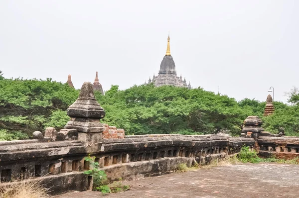 Ezer Pagodák Völgye Mianmarban Pagan Ősi Vallási Városa Pagodákkal Szentélyekkel — Stock Fotó