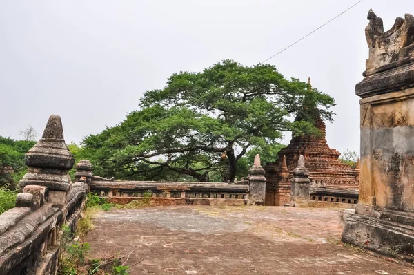Vallei Van Duizend Pagodes Myanmar Oude Religieuze Stad Pagan Met — Stockfoto