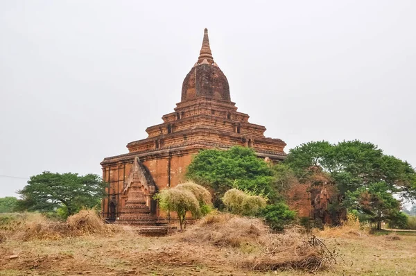 Valle Mille Pagode Myanmar Antica Città Religiosa Pagana Con Pagode — Foto Stock