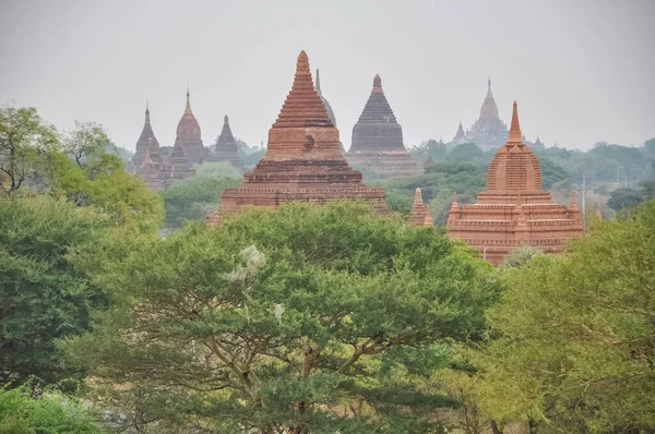 Myanmar 'da binlerce pagoda vadisi var. Tapınakları ve tapınakları olan eski bir dini Pagan şehri..