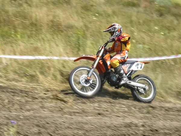 Moscú Rusia Julio 2018 Concurso Motocross Las Afueras Moscú Motodromo —  Fotos de Stock