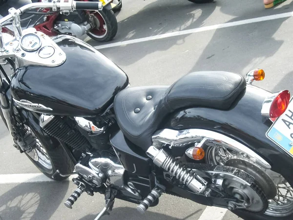 Moscou Rússia Julho 2018 Photoset Uma Motocicleta Esportiva Honda Motociclistas — Fotografia de Stock