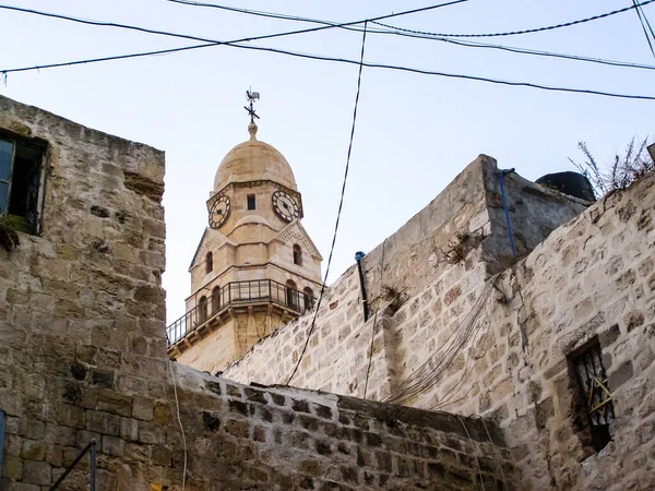 エルサレム イスラエル 2013 エルサレムの町 イスラエル 宗教的なシンボル 街の通りの建物の観光スポット — ストック写真
