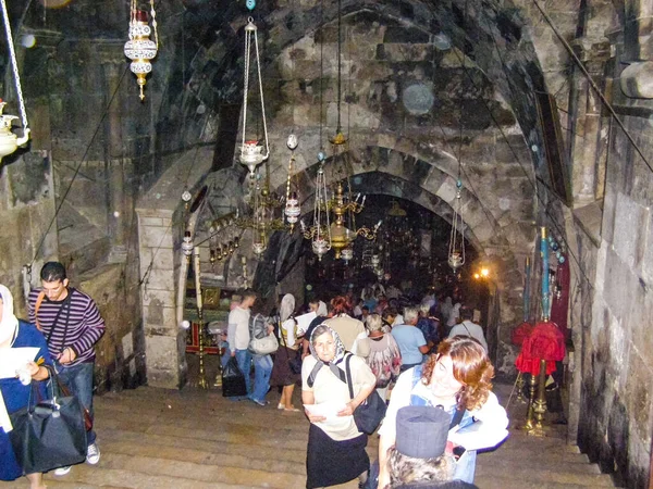 Jerusalem Israël Mei 2013 Stad Jeruzalem Het Interieur Van Christelijke — Stockfoto