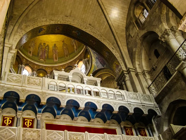 Jerusalem Israel May 2013 City Jerusalem Interiors Christian Churches Interior — Stock Photo, Image