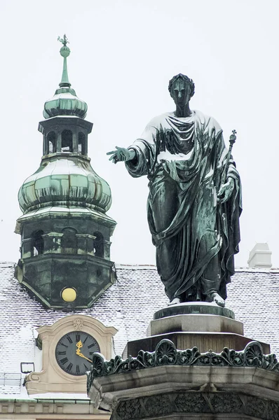 Вена Австрия Января 2014 Достопримечательности Вены Здания Улицы Города Вены — стоковое фото