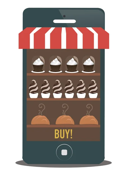 Design de cartaz de chocolate —  Vetores de Stock