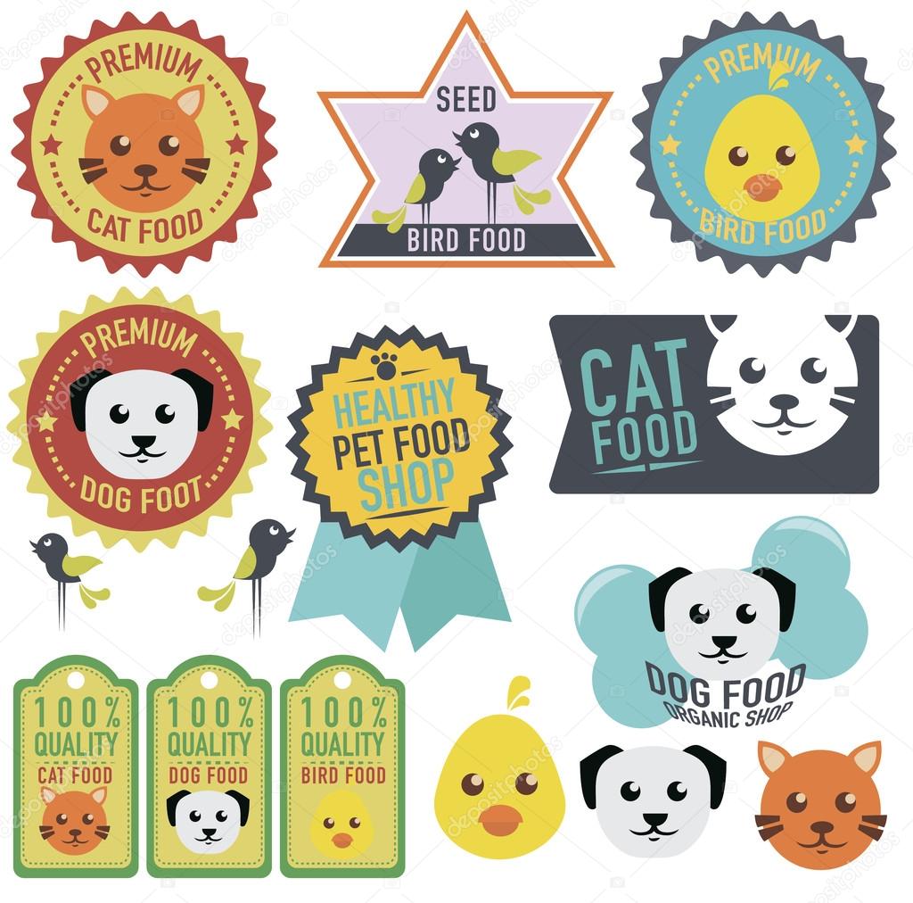 Animal labels and stickers