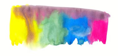 sulu boya resim soyut