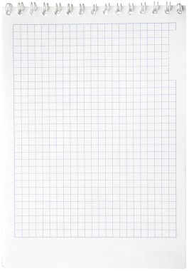 defter ile kare kağıt, cilt ve senin tasarı için boş sayfa
