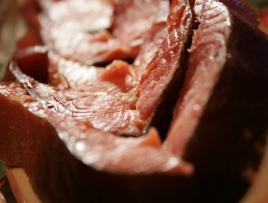 Somon seshimi yakın çekim