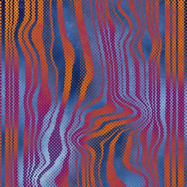 çok renkli yarı ton dalga geçmiş