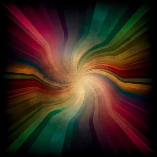 Magisches radiales Regenbogenlicht — Stockfoto