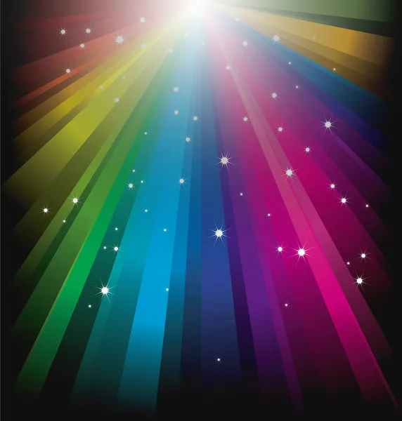 Luz do arco-íris mágico — Fotografia de Stock