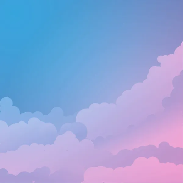 Nuvola blu — Foto Stock