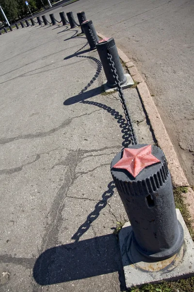 Pole on street — Stock Photo, Image