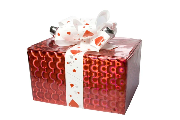 Red gift box — Stock Photo, Image