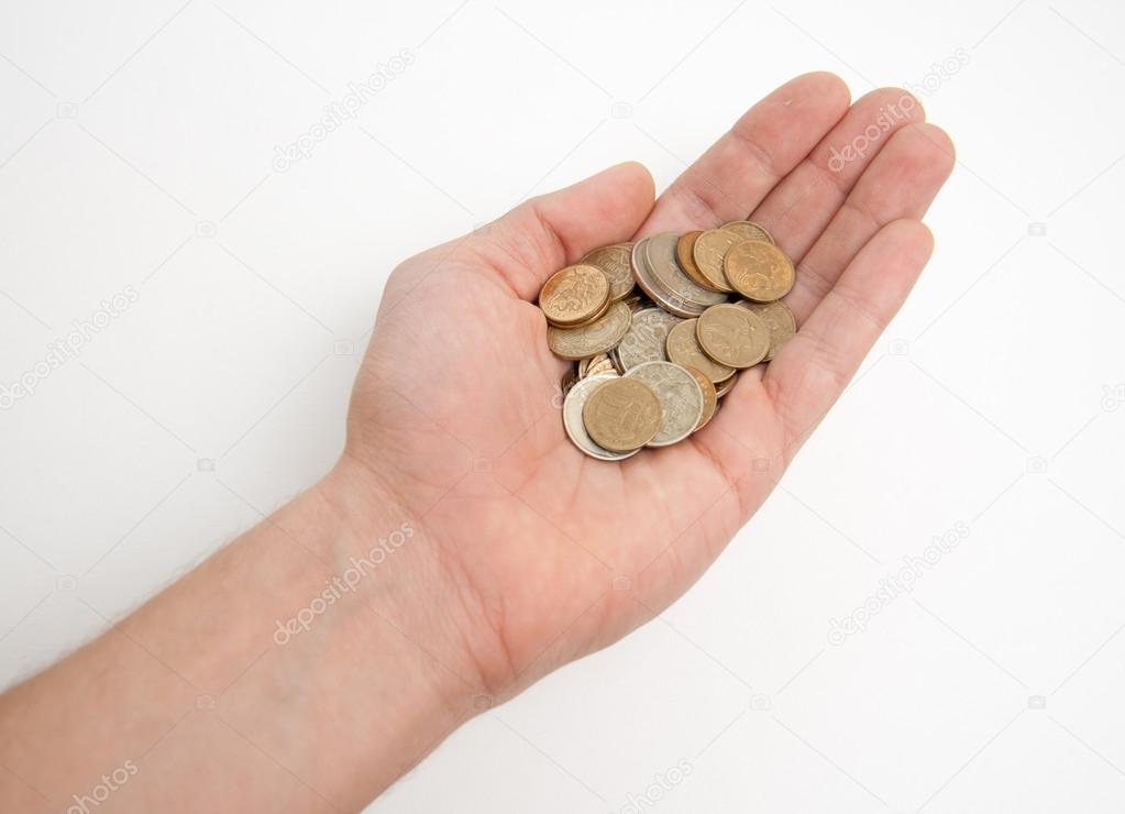 hand holding some money