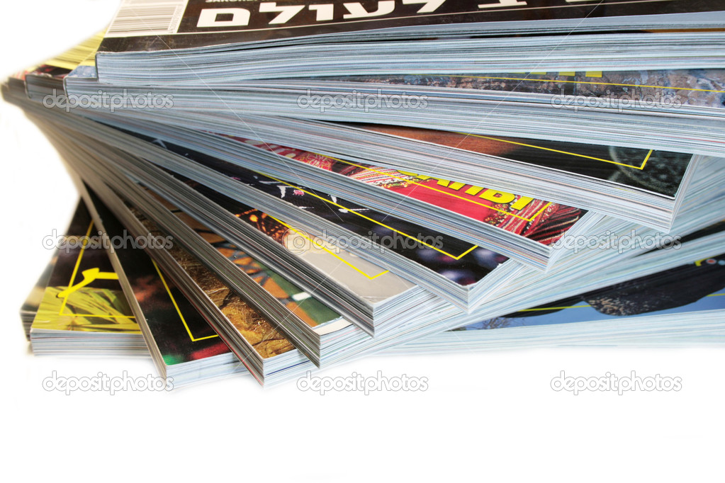 heap of magazines