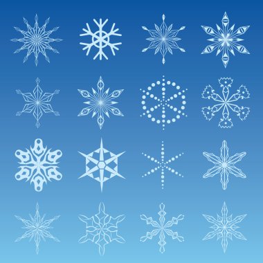 kar tanesi Icon set