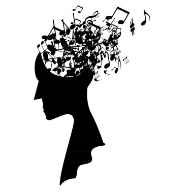 kadın portre siluet