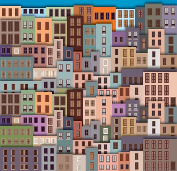 Paisaje urbano — Vector de stock