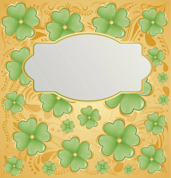 Retro vektor háttér, a St. Patrick — Stock Vector