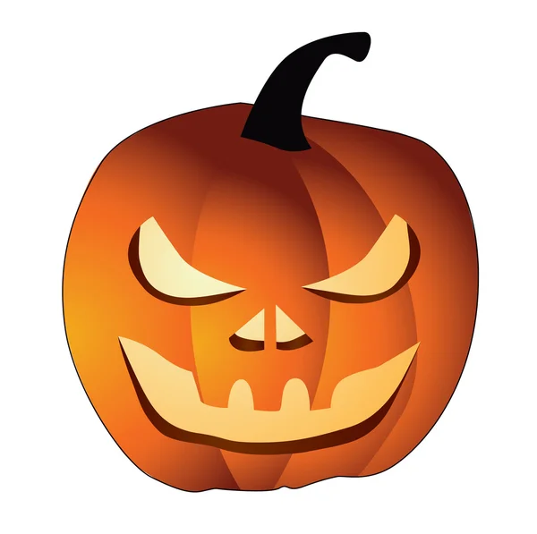 Vector pompoen. Halloween — Stockvector