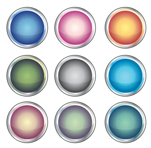 Collection de boutons — Image vectorielle