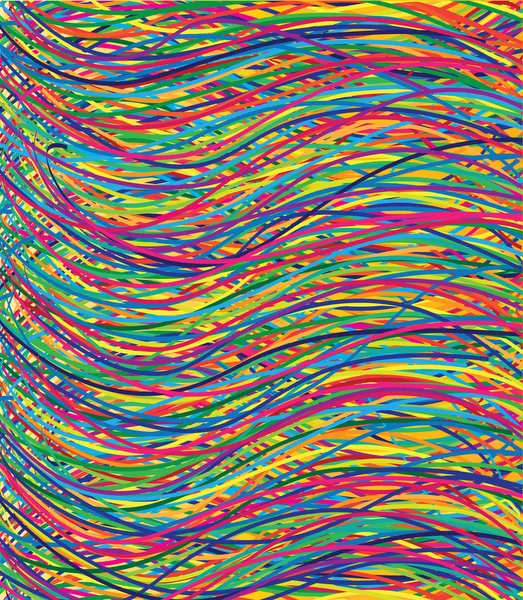 Líneas del arco iris — Archivo Imágenes Vectoriales