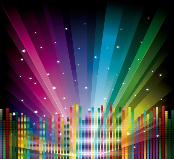 Vector illustration rainbow background — Stock Vector